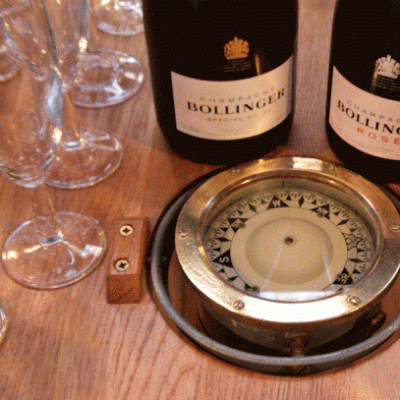 a bottle of wine on a table