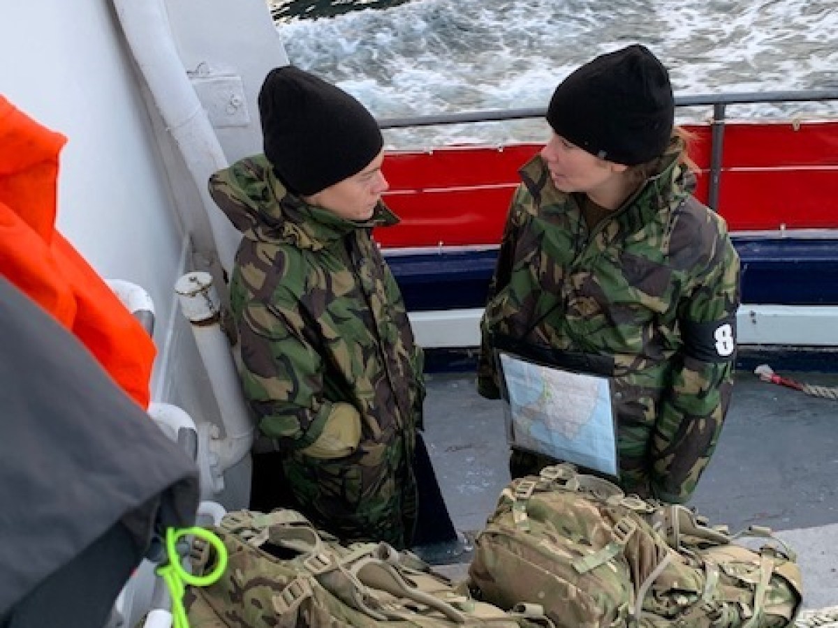 a person in a military uniform