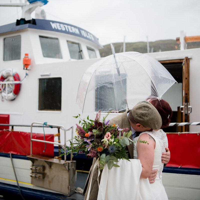 a person standing in front of a boat